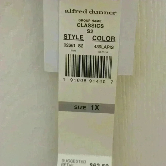 Alfred Dunner Cardigan Sweater NWT Size 1X MSRP $62.50 - Picture 4 of 4